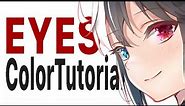 EASIEST Way To Color Anime Eyes