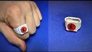Origami Akatsuki Ring | How to Make a Paper Akatsuki Ring Naruto | Easy Origami ART Paper Crafts