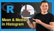 Add Mean & Median to Histogram (4 Examples) | Base R & ggplot2