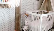 There's nothing like Love vs. Design custom colour wallpaper to bring a room together. @gabrielaledoux shares these images of the nursery they designed with our Big Chevron wallpaper, and we love them so much! ⁠ ⁠ Wallpaper: Big Chevron by @lovevsdesign⁠ Custom colors: White and Buff⁠ 📷️: @gabrielaledoux on Instagram #nestinginspo #nurseryinspo #nurserystyle #nurserydecor #customwallpaper #customcolorwallpaper #nurserywallpaper #wallpaper #diydecorugc #homedecorugc | Love vs. Design