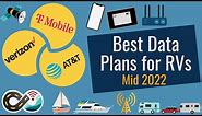 Best Data Plans for RV Mobile Internet - Verizon, AT&T and T-Mobile Cellular Hotspot (OLD)