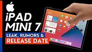 THE NEWEST Update on iPad Mini 7
