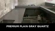 Premium Plain Gray Quartz | RLC Granite Installer Depot Manila