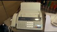 Brother IntelliFax 1270 Fax Machine | Initial Checkout