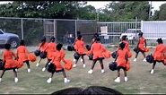 Stars performing at Enis Adams Primary School Cheerleading Competition