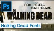 Walking Dead Font Download
