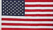 210 Nylon American Flag 3x5 Outdoor Decorative- Embroidered Stars, Sewn Stripes, Double Stitched- US Flag 3x5 for Outside - USA Patriotic Flag 3 by 5 for July 4th- U.S. American Flag Banner Decor