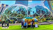 Amazon Spheres Seattle Washington 🇺🇸 4K Walking Tour 2023