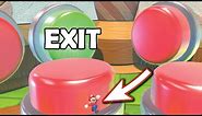 GIANT Mystery Buttons But Only One Lets MARIO Escape (100 Mystery Buttons Parody: 10 GIANT Buttons)