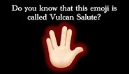 What is Vulcan Salute emoji?