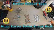 Laser Cut Easter Basket Tags | Easter Sales Sneak Peak | Bunny Tags | Made On A Glowforge