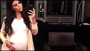 Kim Kardashian Shows Off Her Growing Baby Bump!