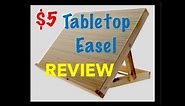 $5 Wooden Tabletop Easel Review