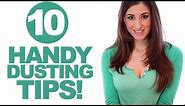 10 Handy Dusting Tips! Easy & Quick Ways How to Dust Your Home (Clean My Space)