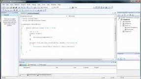 Creating your first program "Hello World" - C Sharp Visual Studio 2008