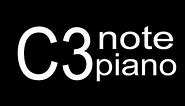 C3 Piano Note