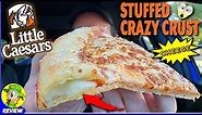 Little Caesars® STUFFED CRAZY CRUST CHEESE PIZZA Review 🤪🧀🍕 ⎮ Peep THIS Out! 🕵️‍♂️