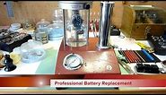 How to fit a Watch Battery to a waterproof or water resistant watch. And pressure test it.
