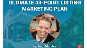 The Ultimate Real Estate Listing Marketing Plan (PDF Checklist)