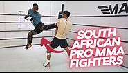 Sparring South African Pro MMA Fighters (UFC/ONE)