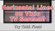 Vizio TV Horizontal Lines on Screen? PROVEN Fixes