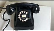 Vintage 1940s Western Electric 302 Rotary Phone Ringing Demo Video