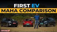 Nexon EV vs XUV 400 vs ZS EV - EV Cars in India 2023 Comparison