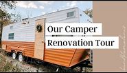 Our DIY Camper Remodel | Before & After | RV Travel Trailer Renovation Tour