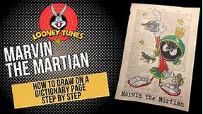 How To Draw Marvin the Martian Step By Step Looney Tunes Mr Brad Art