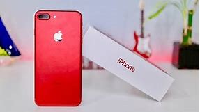 Product RED iPhone 7 Plus Unboxing & First Look!!! (256 GB)