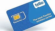 Tello Mobile - Bring Your Own Phone - 3 in 1 SIM Card Kit