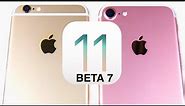 iPhone 6 vs iPhone 7 iOS 11 Beta 7