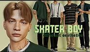 SKATER BOY | Sims Based On Different Aesthetics | + CC List