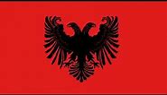 Historical Albanian Flag Animation