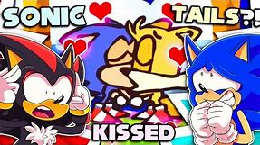 SONIC IS KISSING TAILS?! Sonic & Shadow Reacts To The Ultimate Sonic The Hedgehog Recap Cartoon!