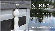 STREX Fastener System for Boat Covers