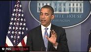 Watch President Obama's Press Conference on Hurricane Sandy