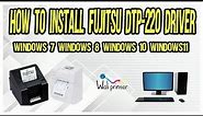 FUJITSU DTP-220 & A100 & FP-1000 Thermal Printer Driver For All Windows 7/8/8.1/10/11
