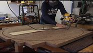 Making a 48" Round Walnut Tabletop