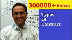 Introduction to Types of Contract (VIDEO-1) || Mercantile Law Lectures for CA,CS,CMA