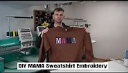DIY Mama Sweatshirt with Baby Onesie Applique | Sewing Tips & Tricks