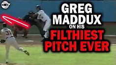 The SECRET behind Maddux's FILTHIEST Pitch EVER! #mlb