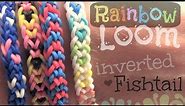 RAINBOW LOOM : Inverted Fishtail Bracelet - How To | SoCraftastic
