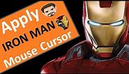 Apply Iron Man Cursor For Your Mouse - 9 Tech Tips