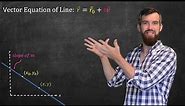 The Vector Equation of Lines | Multivariable Calculus