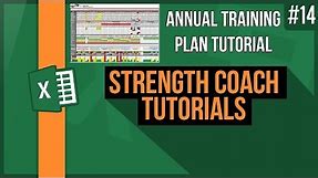 How to design a yearly training plan - design an annual plan - Strength Coach Tutorials # 14
