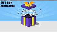 Gift Box Animation in PowerPoint