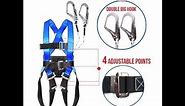 FULL BODY HARNESS DOUBLE BIG HOOK ECOFIT BY GOSAVE