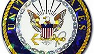 United States Navy Reflective Domed Decal