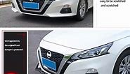 AOMSAZTO Front Bumper Body Kit Lip Fit for Nissan Altima from 2019 to 2022 with Carbon Fiber Black 1Set